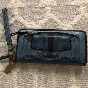Blue wallet